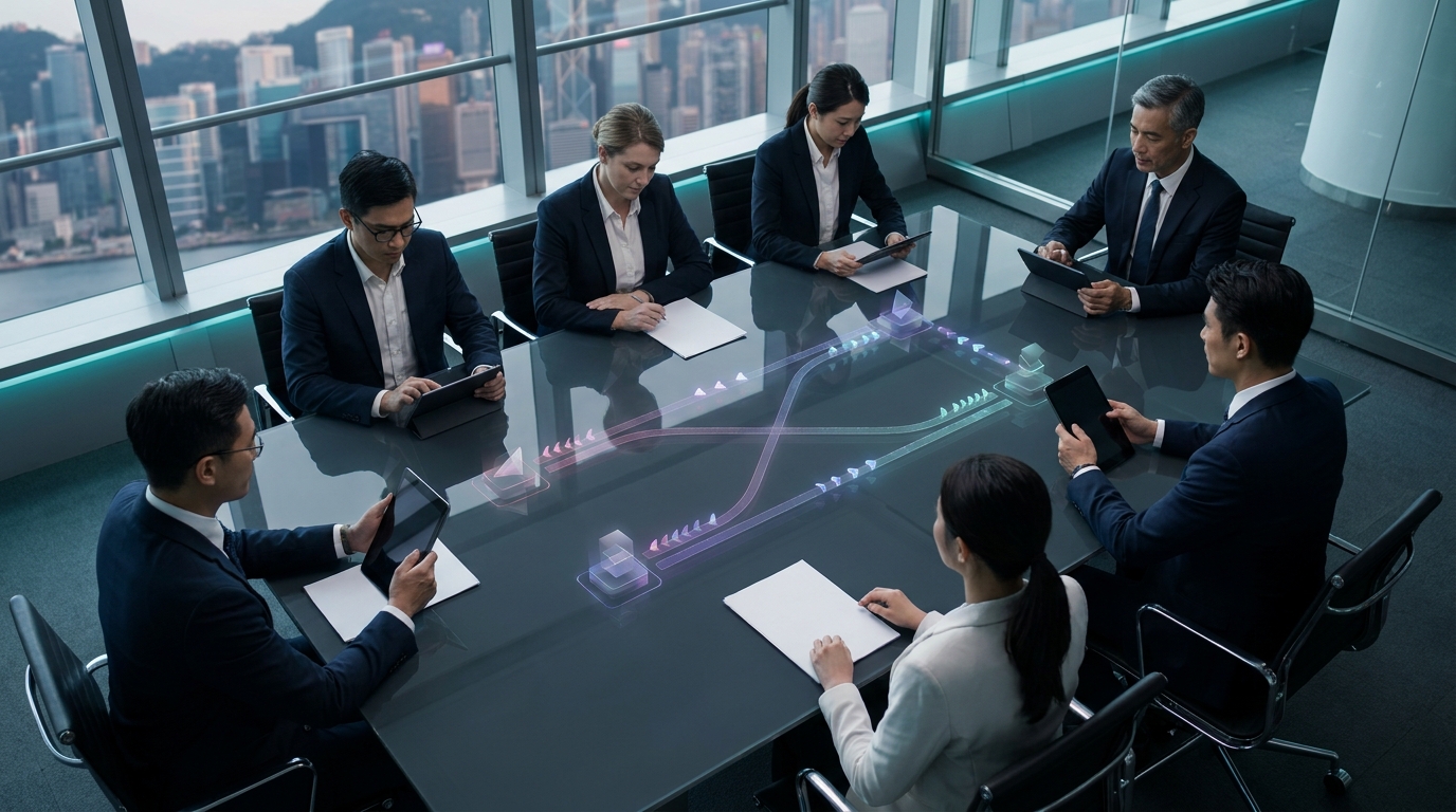 Institutional stakeholders coordinating multi-party ledger architecture and controls